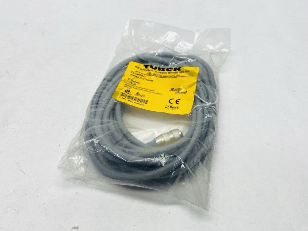 Turck WAKW 4.5T-6/CS12047 Single Ended Cordset Female M12 4-Pin 6m U-58192
