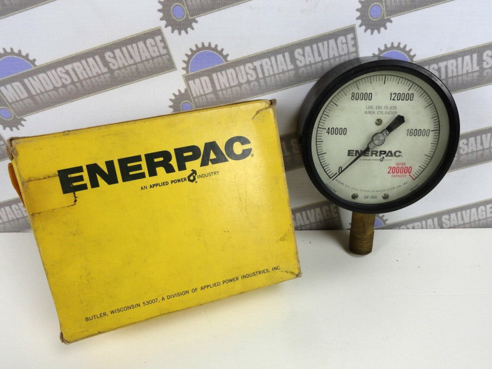 ENERPAC - GF-100, GF-100S 0-200,000 Hydraulic Rated 200000 CAPACITY (NEW in BOX)