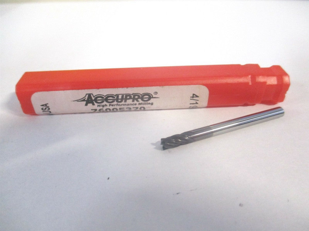 (436S1250010C11) 1/8" x 1/4" x 1/8" x 1-1/2" Carbide 4Fl Corner Radius End Mill