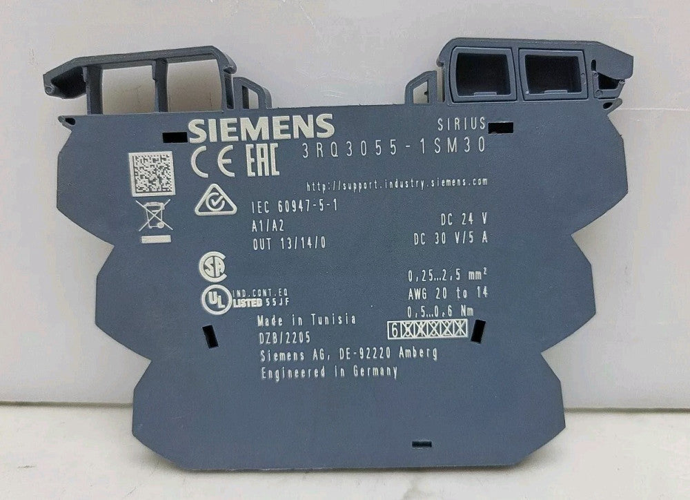 Siemens 3RQ3055-1SM30 Output Coupler Optocoupler 1S 24 Vdc Output Max Used