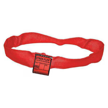 Stren-Flex Strers5-20 Round Sling,Endless,Red,20Ft L,Polyester
