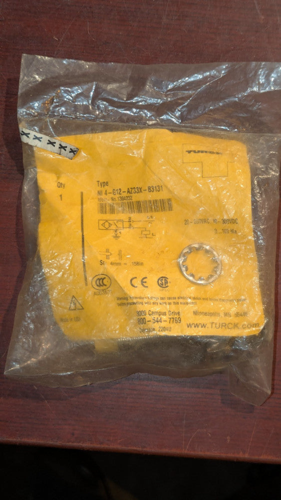 Turck NI4-G12-AZ33X-B3131 1304232 Proximity Sensor Switch 35-250VAC New & Sealed