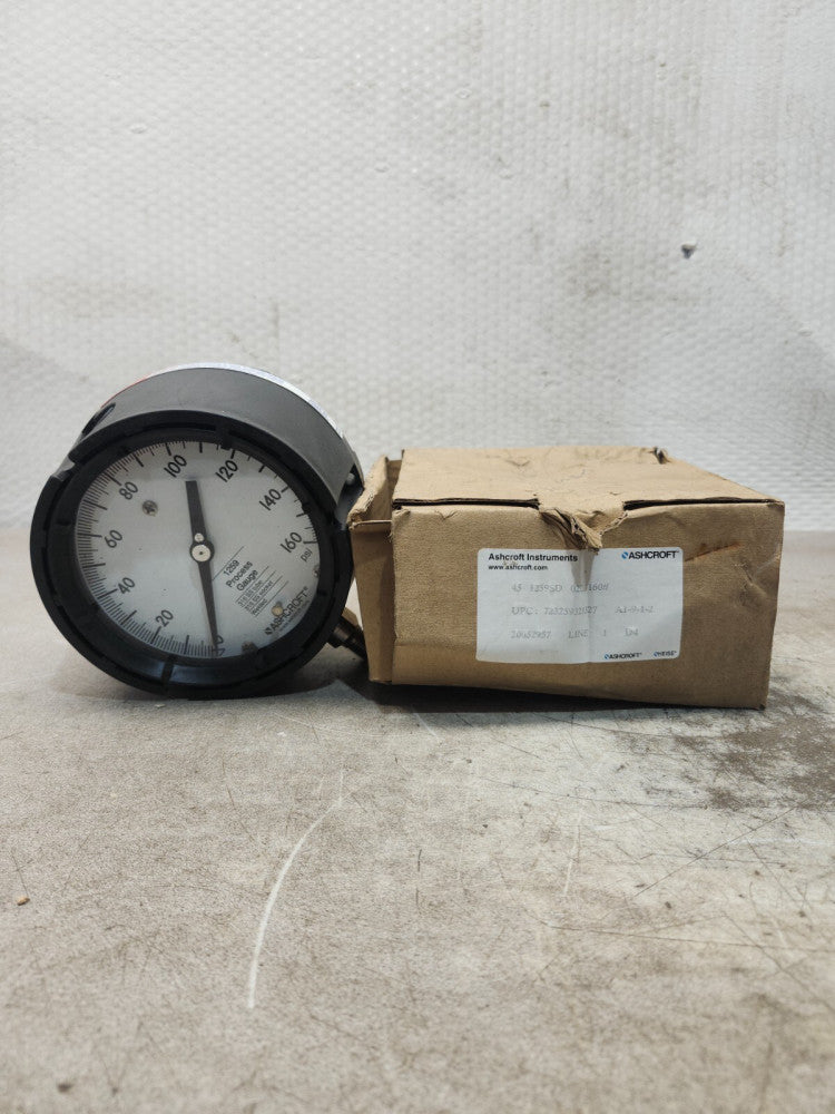 NEW IN BOX ASHCROFT PRESSURE GAUGE 45-1259SD-02L-160#