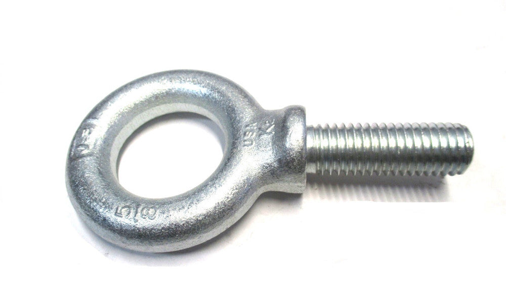 (PZP14661GB) 3,500 Capacity 5/8-11 Fully Threaded Steel Fixed Lifting Eye Bolt