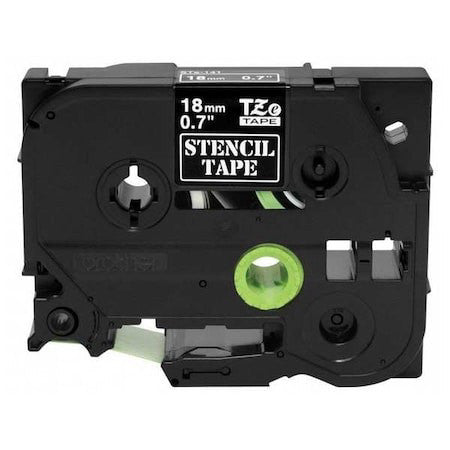 Brother Ste141 Brother 18Mm (0.7") Stencil Tape For P-Touch 3M (9.8 Ft) -
