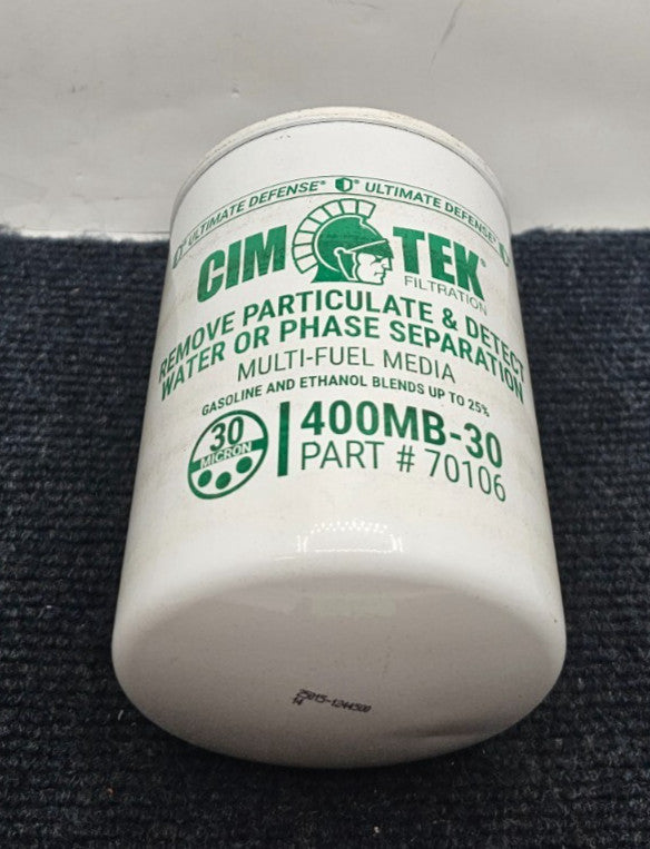 Cim-Tek 70106 400MB-30 Multi-Fuel Media Spin On Fuel Filter