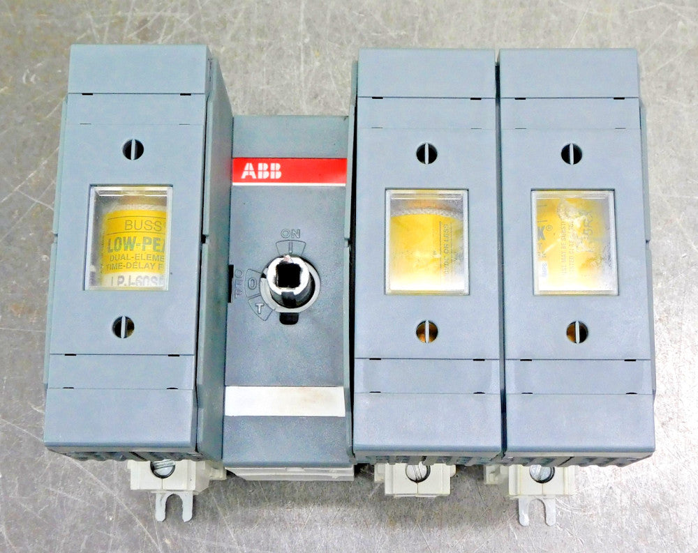 ABB OS60GJ12 3-Pole Fusible Disconnect Switch 240/600V 60A w/ Fuses
