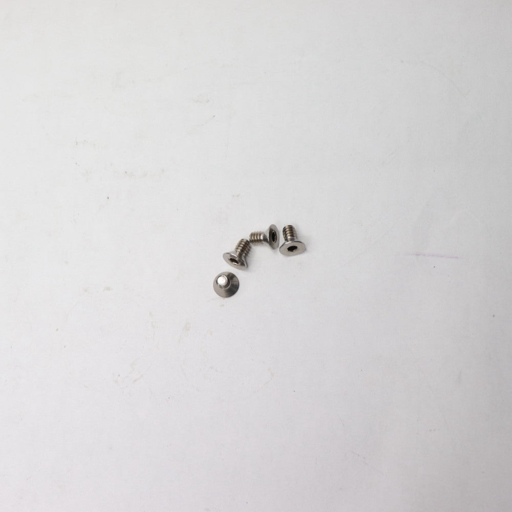 (4-Pk) Flat Head Socket Cap Screws 3/8-24" x 1"