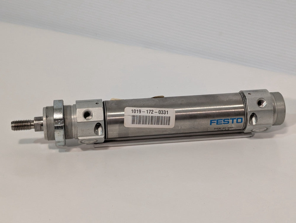 Festo DSW-40-100-PPV-A-B Industrial Pneumatic Cylinder, 40mm Bore, 100mm Stroke