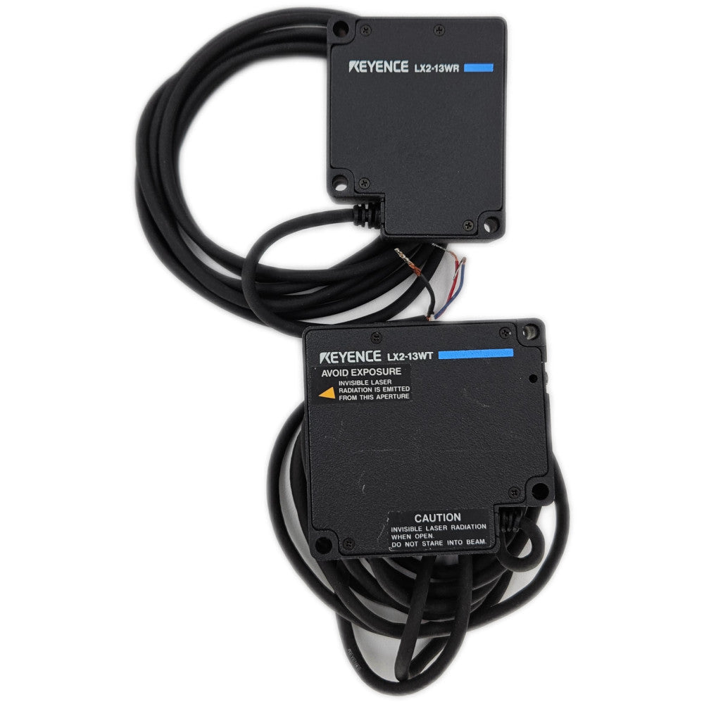 Keyence LX2-13WT + LX2-13WR Laser Measurement Sensor Set