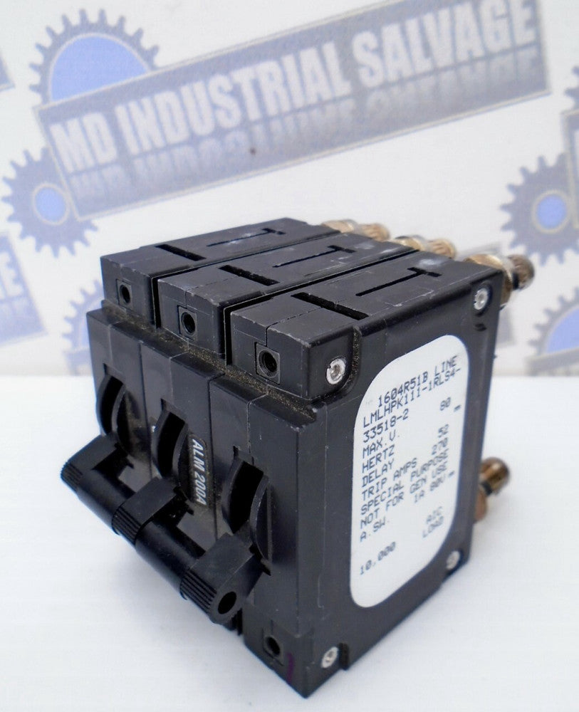 AIRPAX CIRCUIT BREAKER 200A - LMLHPK111-1RLS4-33518-2 1604R51B Line BULLET STYLE