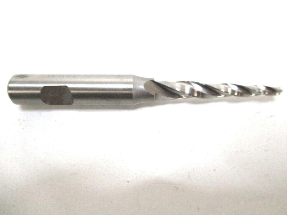Conical Tool (C-156) .267 x 3/8 x 1-1/2 x 3-1/4 3-Flute RH HSS Tapered End Mill