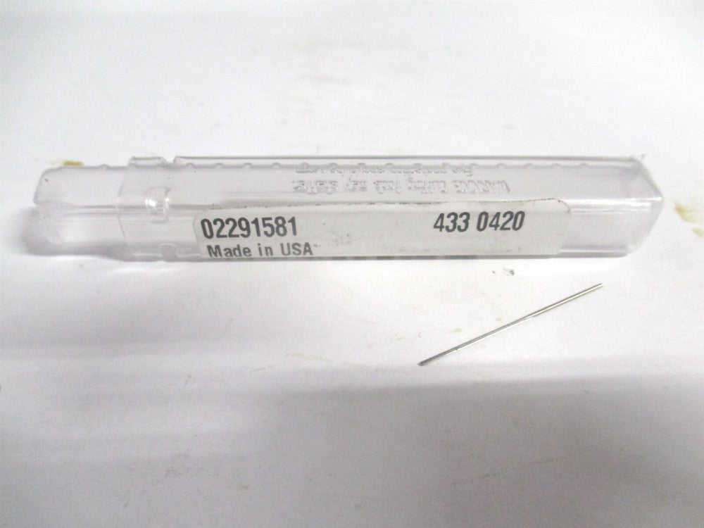 (433-0.0420) #58 1/2" x 2-1/2" OAL Straight Shank HSS 4-Flute Chucking Reamer