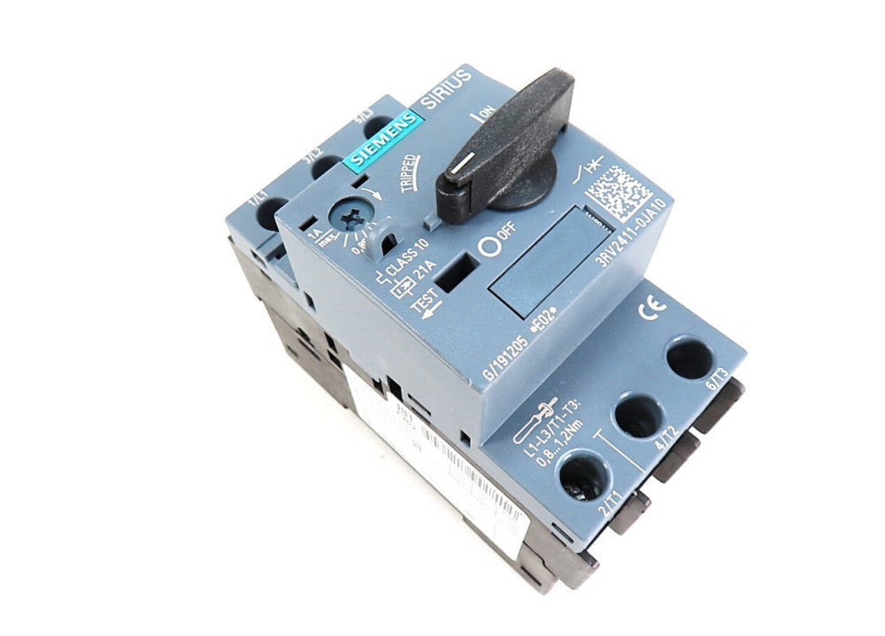 Siemens 3RV2411-0JA10 3RV24110JA10 Sirus Circuit Breaker 0.7-1A NEW IN BOX