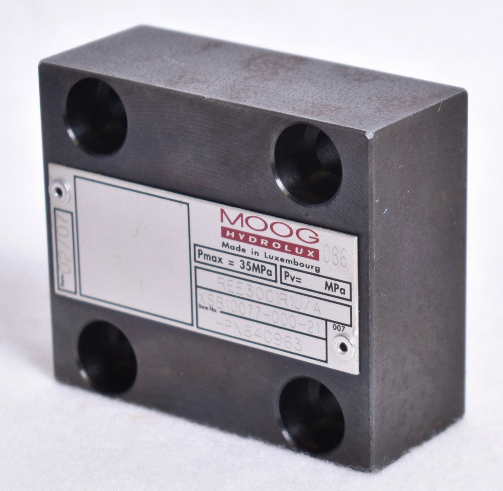 Moog Hydrolux Valve Manifold XSB10077-000-21 HPN640963