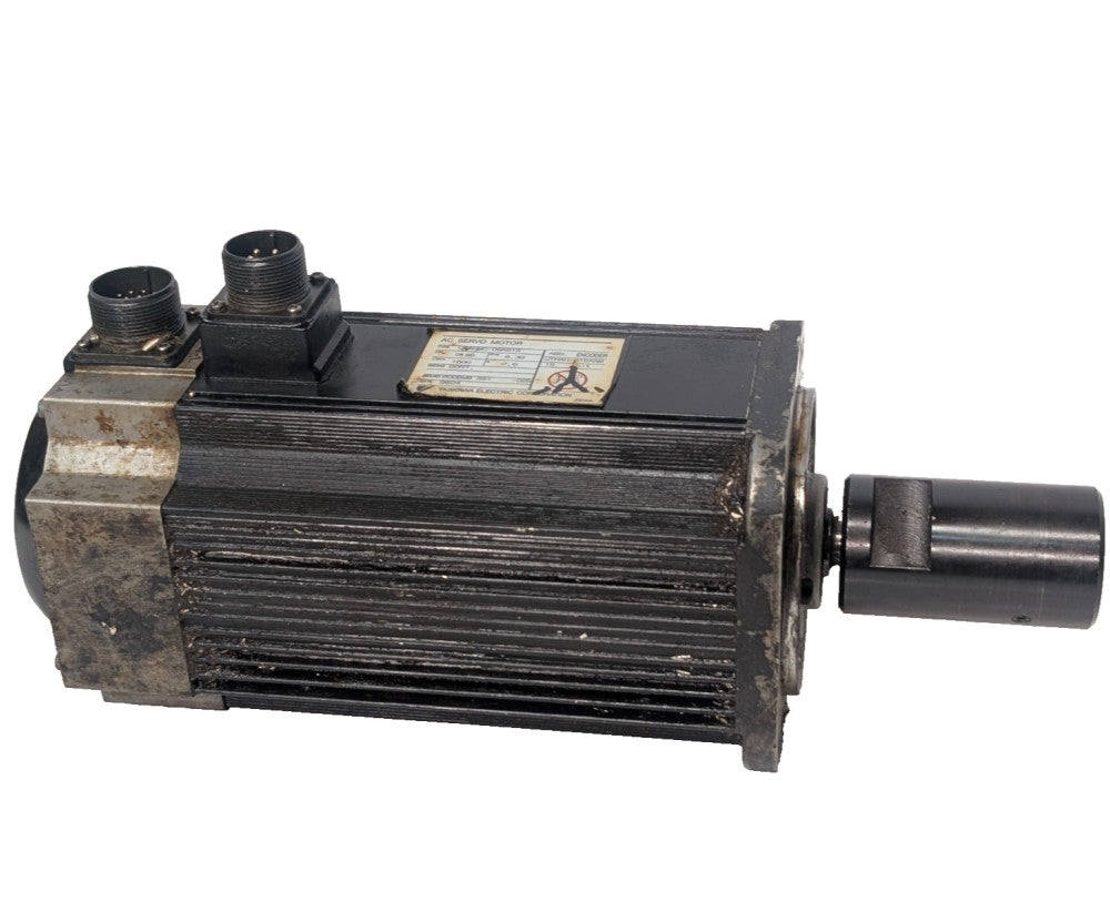 Yaskawa USAGED-09AS1S AC Servo Motor, 0.85kW, 1500RPM, w/ UTMAH-B15ASB Encoder