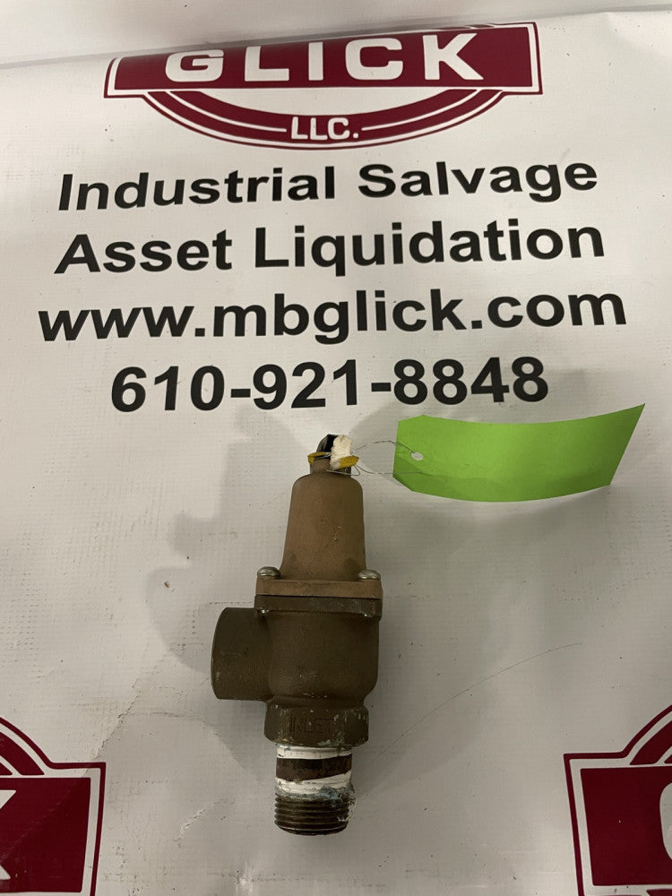 Watts M1 1” Bronze Pressure Safety Relief Valve 50psi