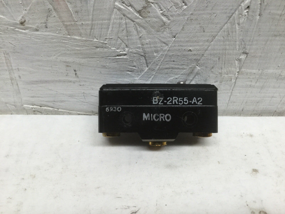 Micro Switch BZ-2R55-A2 Pin Plunger 15A 125, 250 or 480 VAC