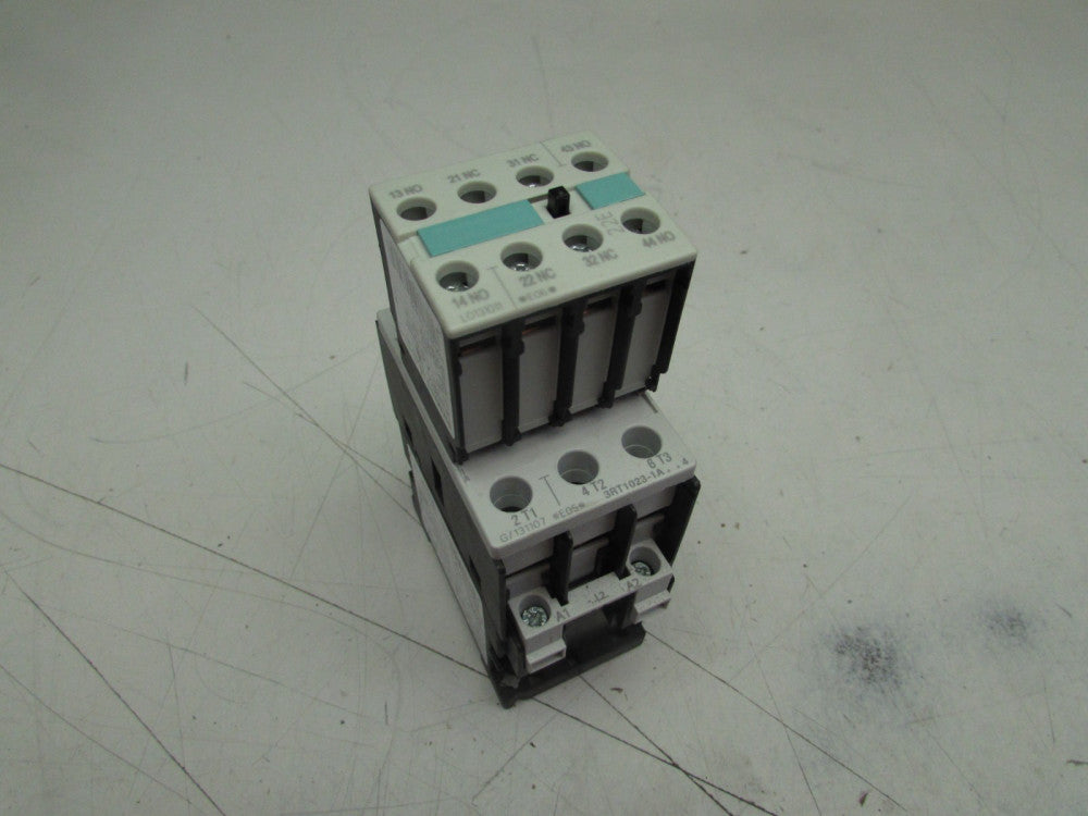 SIEMENS SIRIUS 3RT1023-1AL24 CONTACTOR 230V-COIL 50/60HZ NICE USED TAKEOUT M/O!