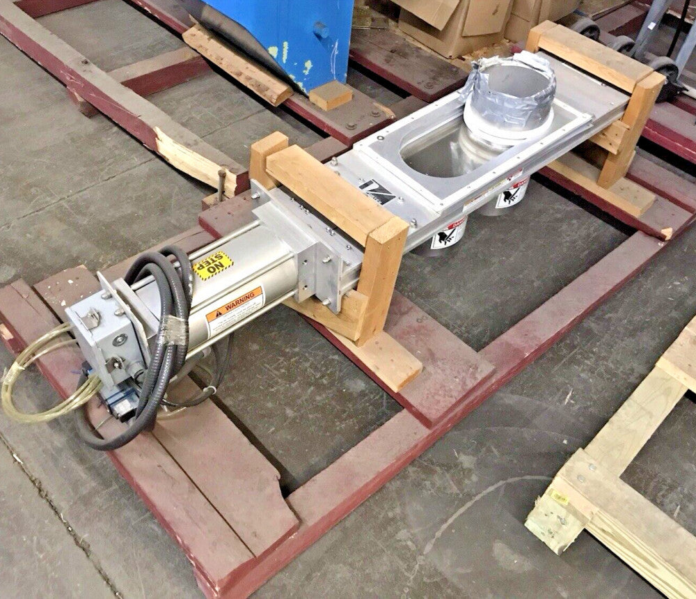 Vortex T8-2SSY-FS1-MG DiverteGate Valve 8" w/ DAC60ACM Pneumatic Cylinder 250PSI