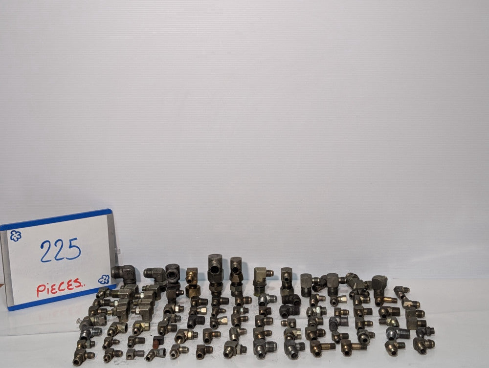 (225) Assorted 90 Degree Elbow Fitting and Adapters Male Female