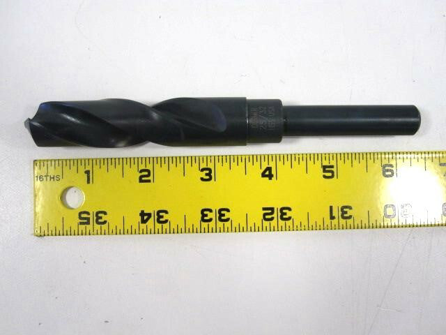 (85401610) 25/32" x 3-1/2" x 6-1/2" OAL Black Oxide HSS Reduced Shank Drill Bit