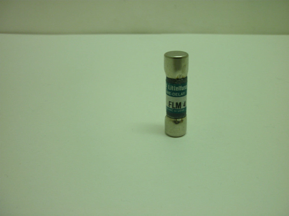 LITTELFUSE FLM 4 FUSE TIME-DELAY 4 AMP 250 VAC (1-PC) NEW NO BOX