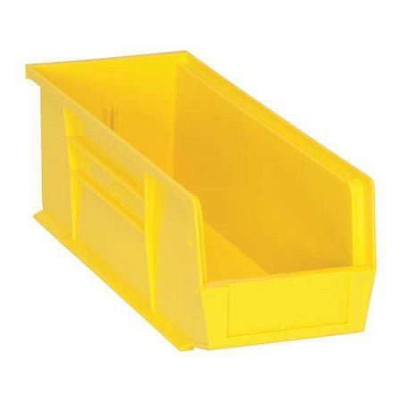 Quantum Storage Systems Qus234yl Hang & Stack Storage Bin, Polypropylene,