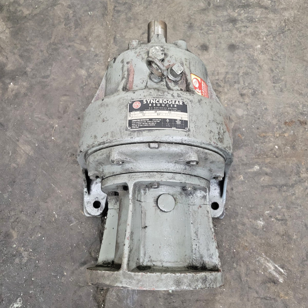 U.S. MOTORS SYNCROGEAR GEAR REDUCER, F-B717-00-861, 6:1 RATIO