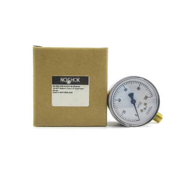 NOSHOK 25-200-100-INH2O 1/4" NSMP