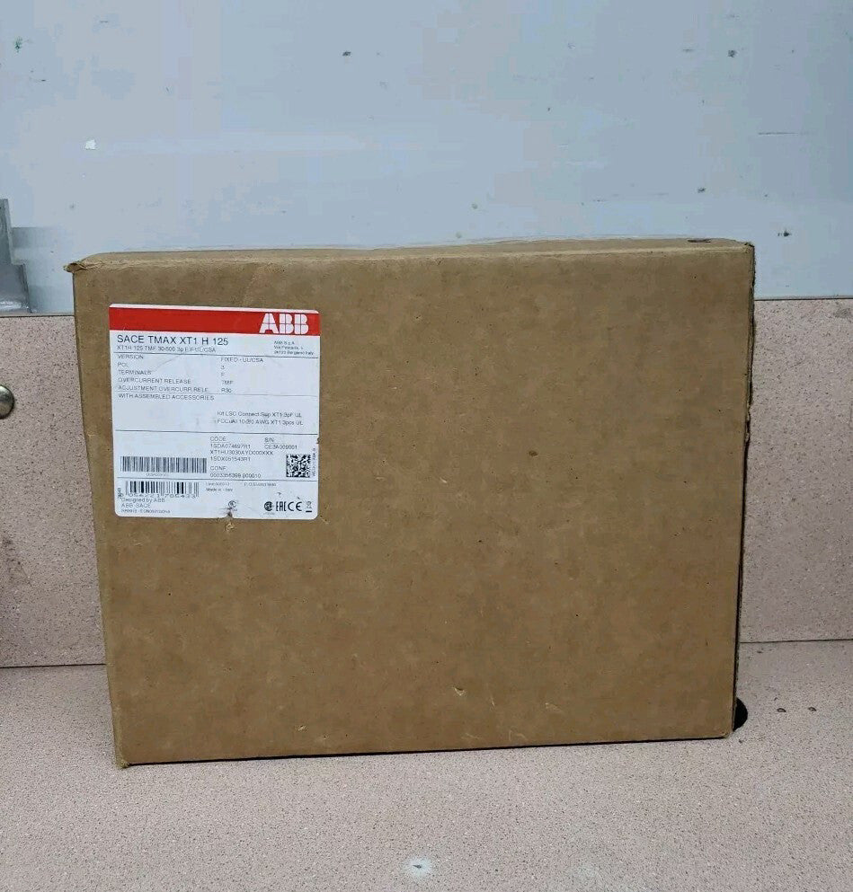 NEW OLD STOCK ABB SACE TMAX XT1 H 125 30A CIRCUIT BREAKER