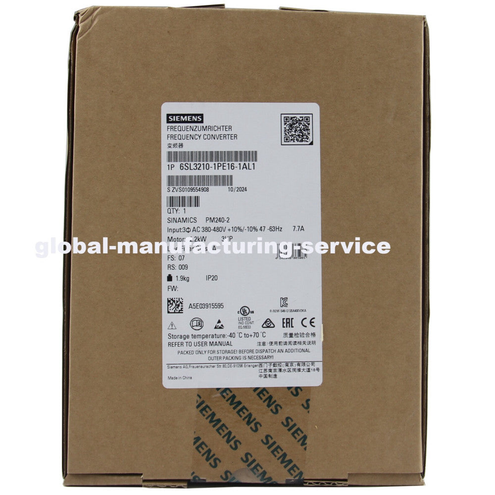 One Brand New Siemens 6SL3210-1PE16-1AL1 6SL3 210-1PE16-1AL1