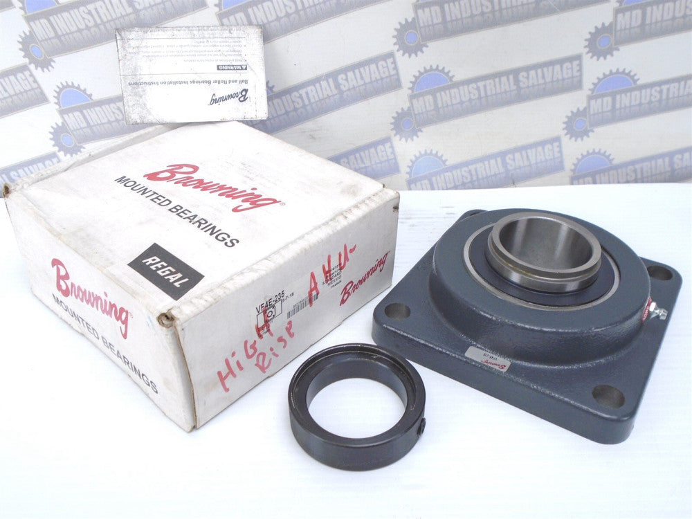 BROWNING - 767388 - VF4E-235 - 2-3/16" Eccentric Locking FLANGE BEARING - (NEW)