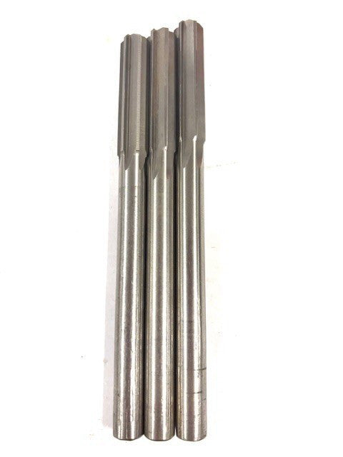 ASSORTED LENGTH LOT OF 3 .4490" REAMERS