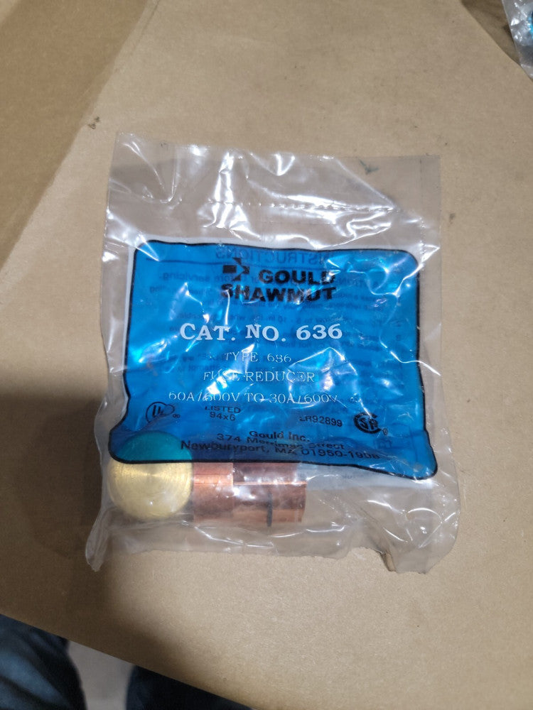 GOULD SHAWMUT TYPE 636 FUSE REDUCER