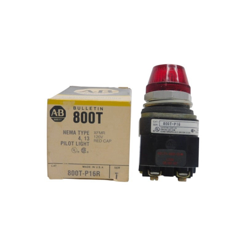 ALLEN BRADLEY 800T-P16R SER. T 120V (BK/YL) NSMP