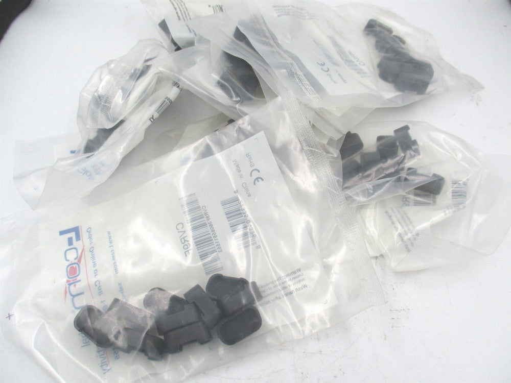 L-Com (CVR9F) DB9/HD15 Protective Cover for Female Connectors 10ct. - Lot of 8