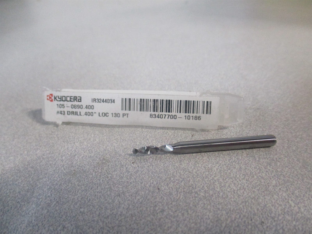 SGS (07366) #43 130° 1/8″ x 1-1/2" OAL Regular Spiral Circuit Board Drill Bit
