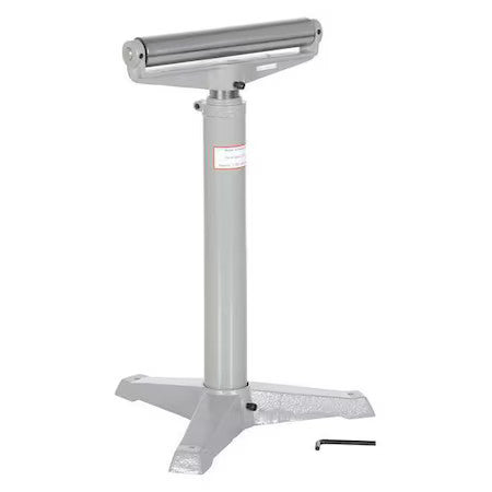 Zoro Select Stand-H-Hp Roller Stand, H Style, 27 In - 42 In