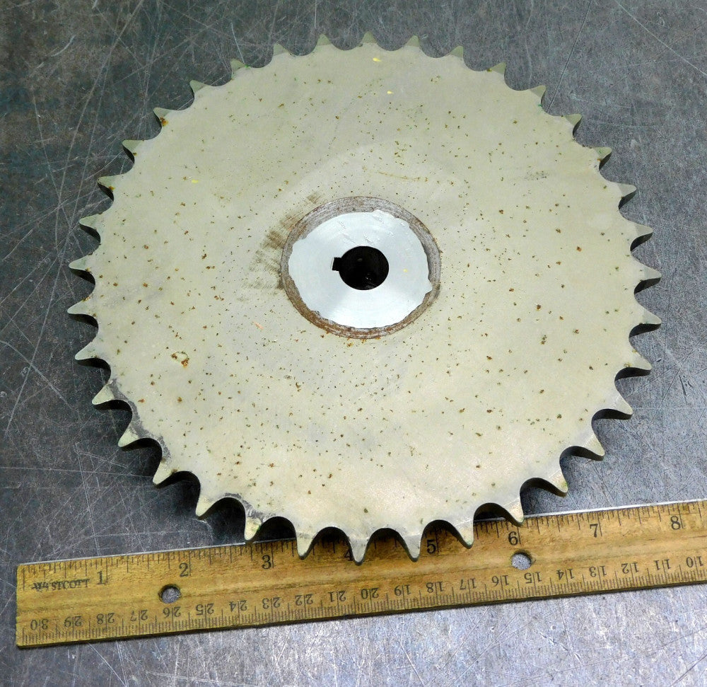 Martin 50B34 Roller Chain Sprocket #50 34 Teeth 1-1/2" Bore