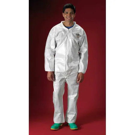 Lakeland Pblc44417-Md Disposable Coverall, Collared, M, Chemmax(R) 2, Zipper,