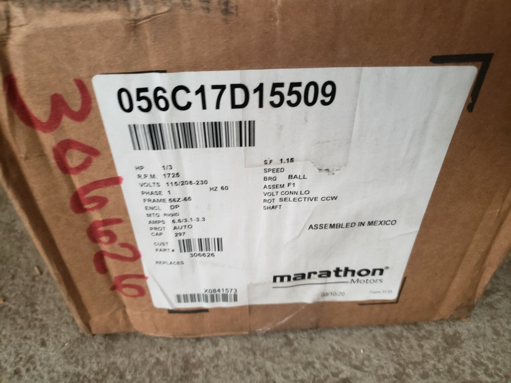 ACCUREX MARATHON 306626 MOTOR, 56, ME, 056C17D15509