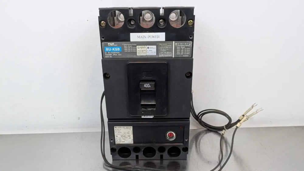 Fuji BU-KSB3400 Circuit Breaker BU-WKH Aux Switch BU-FKH120A Shunt Trip 3 Pole