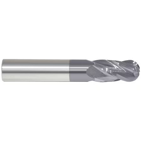 Zoro Select 223-001066 Carbide End Mill, 1/4In, 4Fl, Single, 2-1/2