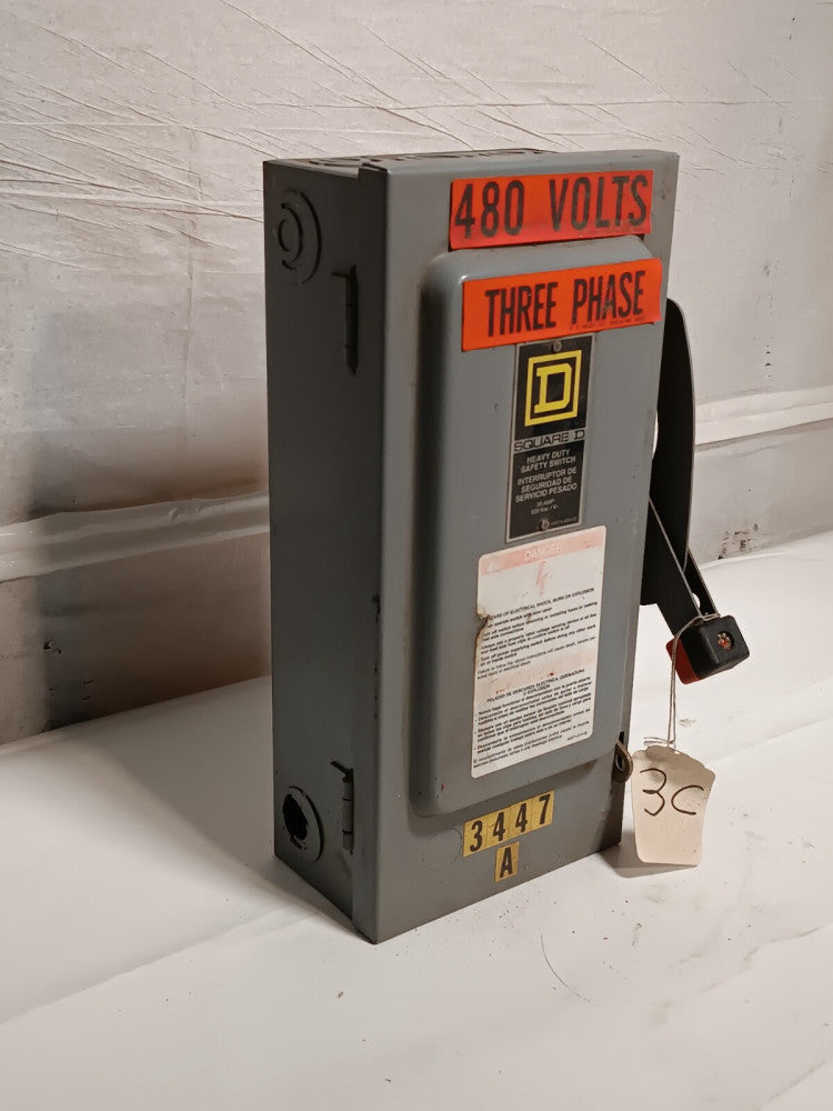 Square D H361 Safety Switch Series E2 Single Throw Fusible Enclosure Type 1