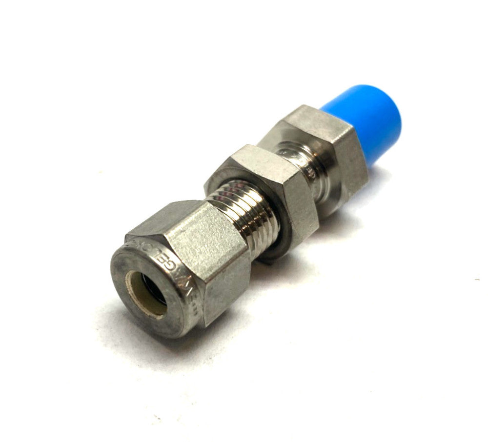 Swagelok SS-400-61-4AN Stainless Steel Bulkhead Union Fitting 1/4" x 1/4"
