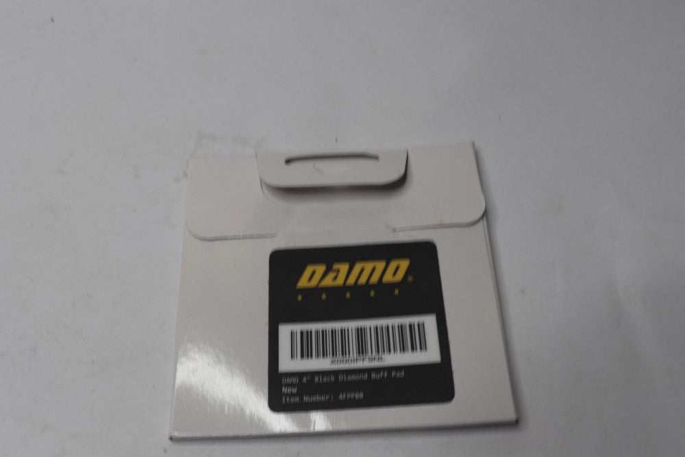 Damo Buff Pad for Granite Polishing & Glazing/Final Buffing Pads Black 4"