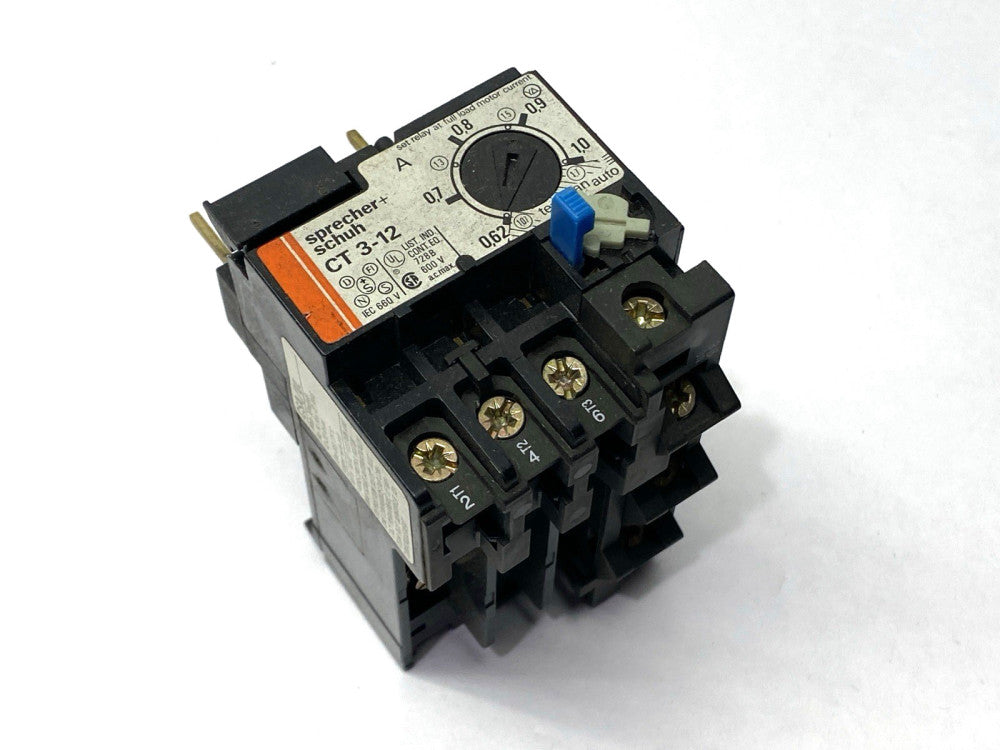 Sprecher+Schuh CT3-12-1 Thermal Overload Relay 0.62-1.0A