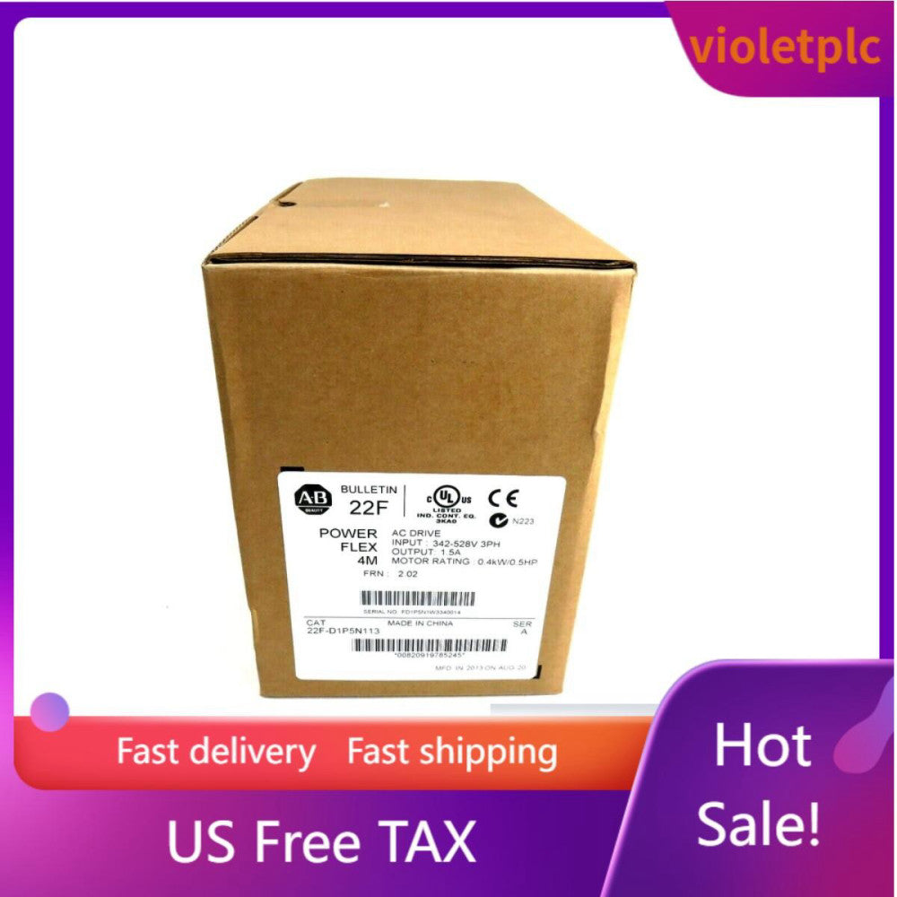 New Allen Bradley 22F-D1P5N113 PowerFlex 4M 0.4KW 0.5HP AC Drive US