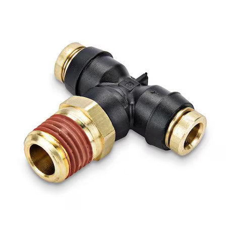 Parker Vs372ptcr-4-2 Composite Dot Push-To-Connect Fitting, Composite, Black